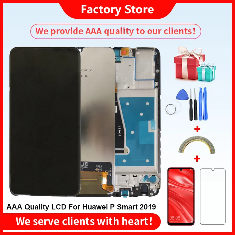 6.21" AAA Quality LCD For Huawei P Smart 2019 LCD With Frame LCD Display Screen For P Smart 2019 LCD Screen POT-LX1 L21 LX3
6.21" AAA Quality LCD For Huawei P Smart 2019 LCD With Frame LCD Display Screen For P Smart 2019 LCD Screen POT-LX1 L21 LX3