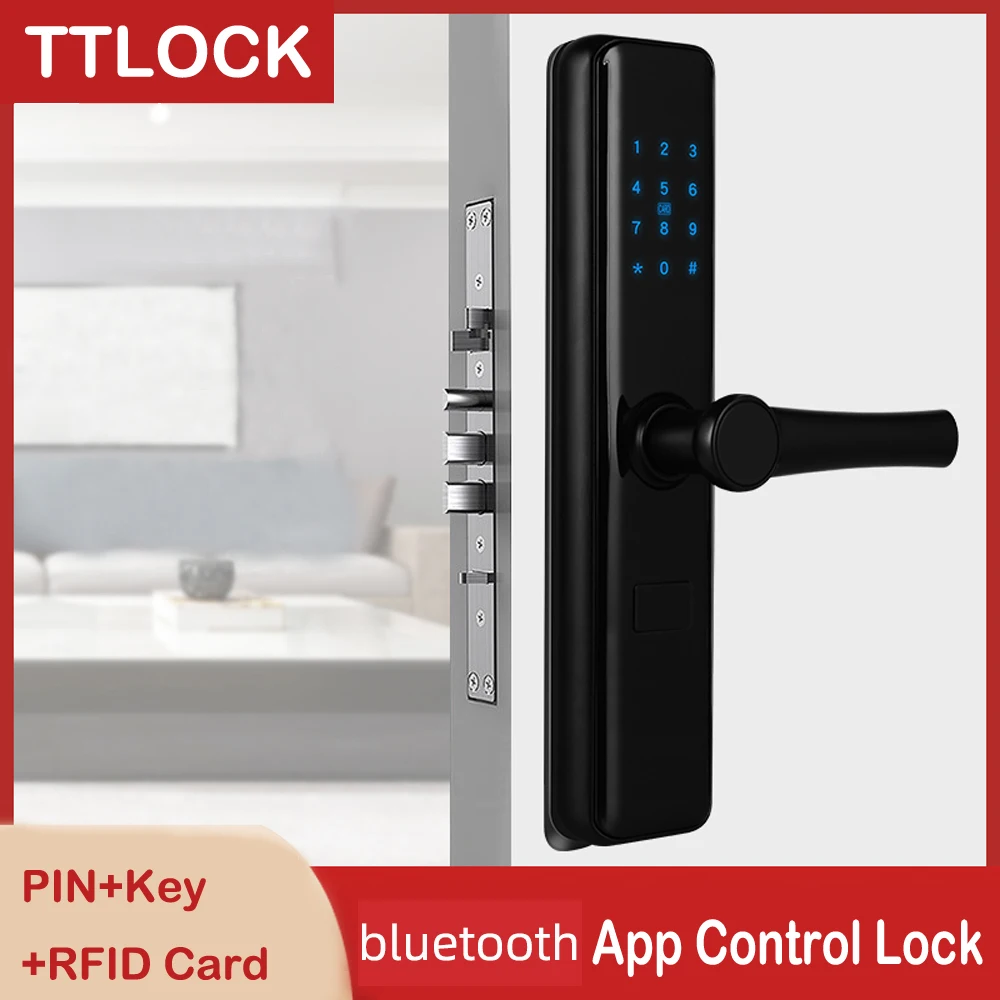 Electronic Door Lock bluetooth WIFI TTlock App Smart Touch Screen Lock Digital Code Keypad For Home Hotel Apartment
Electronic Door Lock bluetooth WIFI TTlock App Smart Touch Screen Lock Digital Code Keypad For Home Hotel Apartment