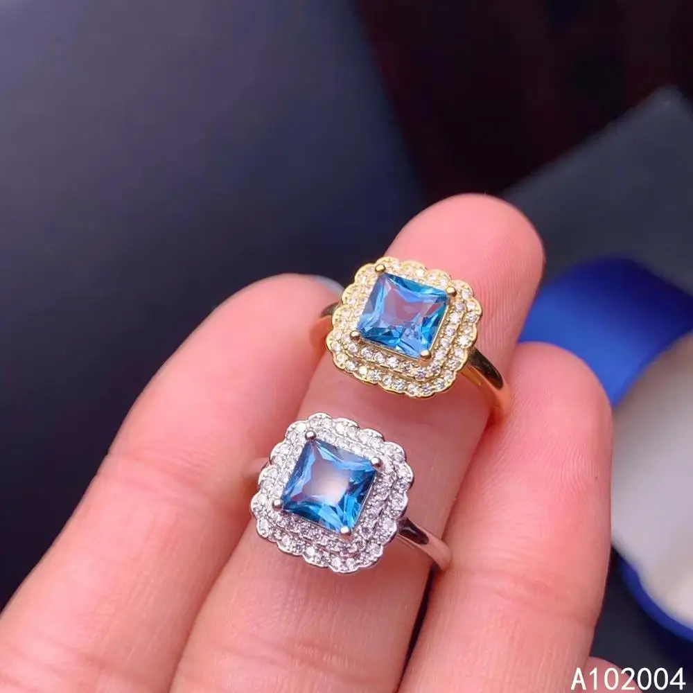 KJJEAXCMY fine Exquisite jewelry 925 sterling silver inlaid natural gem blue topaz gemstone new woman Female ring Support test
KJJEAXCMY fine Exquisite jewelry 925 sterling silver inlaid natural gem blue topaz gemstone new woman Female ring Support test