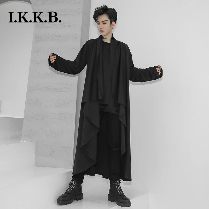 Men's Long Sleeved Coat Medium Long Popular Irregular Long Cloak Coat Autumn Lazy Loose Leisure Thin Windbreaker Men's Long Coat
Men's Long Sleeved Coat Medium Long Popular Irregular Long Cloak Coat Autumn Lazy Loose Leisure Thin Windbreaker Men's Long Coat