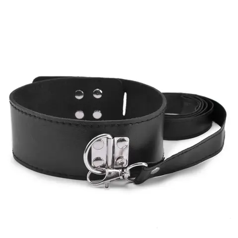 Lock Bdsm Kraag Leer En Leash Fetish Bondage Sex Ketting Sm Toys Hoofdsteunen Sex Toys Voor Vrouwen Stellen Bondage Gear