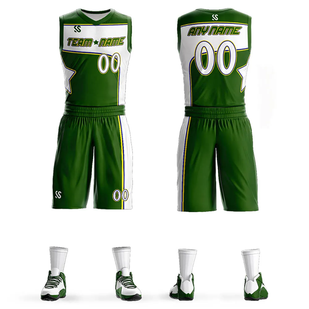 Custom Sublimated Cheap High Quality Basketball Uniform Mens Basketball Blank Jerseys Print Name Number Logo Vest With Shorts
Custom Sublimated Cheap High Quality Basketball Uniform Mens Basketball Blank Jerseys Print Name Number Logo Vest With Shorts