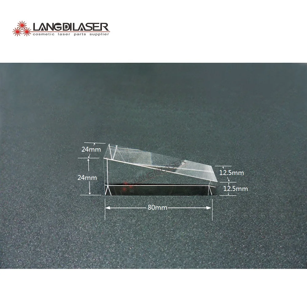 Size:80*24(12.5)*24(12.5) , diode laser prisma crystal , AR@808nm , diode laser optics prisma
Size:80*24(12.5)*24(12.5) , diode laser prisma crystal , AR@808nm , diode laser optics prisma