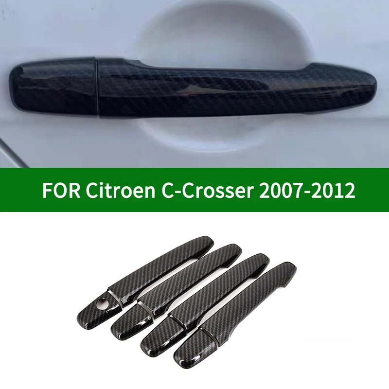 Carbon fibre pattern car side Door Handle Covers Trims For Citroen C-Crosser 2007-2012 2008 2009 2010 2011
Carbon fibre pattern car side Door Handle Covers Trims For Citroen C-Crosser 2007-2012 2008 2009 2010 2011