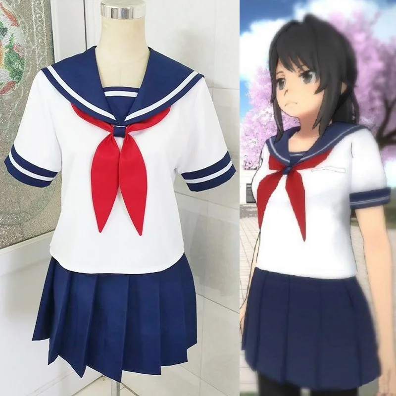 Игровой костюм-симулятор Yandere, карнавальный костюм Ayano Aishi, униформа Yandere-chan JK, школьная форма, Женский костюм моряка, индивидуальный пошив
Игровой костюм-симулятор Yandere, карнавальный костюм Ayano Aishi, униформа Yandere-chan JK, школьная форма, Женский костюм моряка, индивидуальный пошив