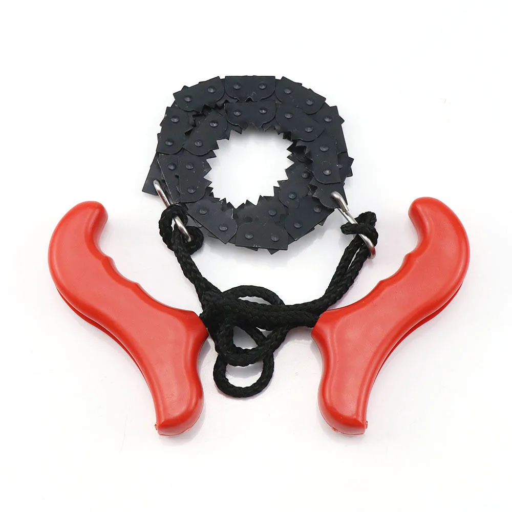 Portable Survival Chain Saw Emergency Camping Hiking Climbing Tools Manual Chain Saw Tool Bag Outdoor Hand Zipper Saw
Portable Survival Chain Saw Emergency Camping Hiking Climbing Tools Manual Chain Saw Tool Bag Outdoor Hand Zipper Saw