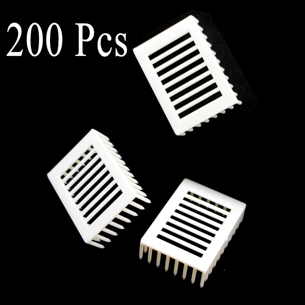 200PCS Queen Rearing Room Pin Cage Catcher Needle Plastic Large Space Imprison Control Beekeeping Apis Mellifera Tools Supplies
200PCS Queen Rearing Room Pin Cage Catcher Needle Plastic Large Space Imprison Control Beekeeping Apis Mellifera Tools Supplies