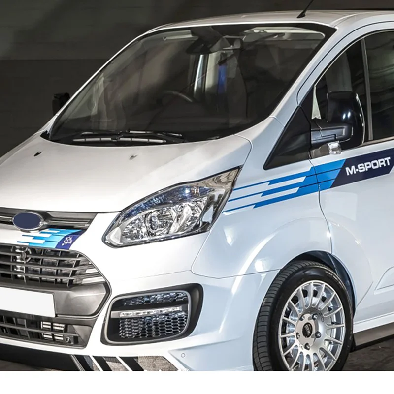 Pair M Sport Body Side Stripe Line Sticker and Front Bumper Decal Vinyl Wrapping Overlay for Ford Transit
Pair M Sport Body Side Stripe Line Sticker and Front Bumper Decal Vinyl Wrapping Overlay for Ford Transit