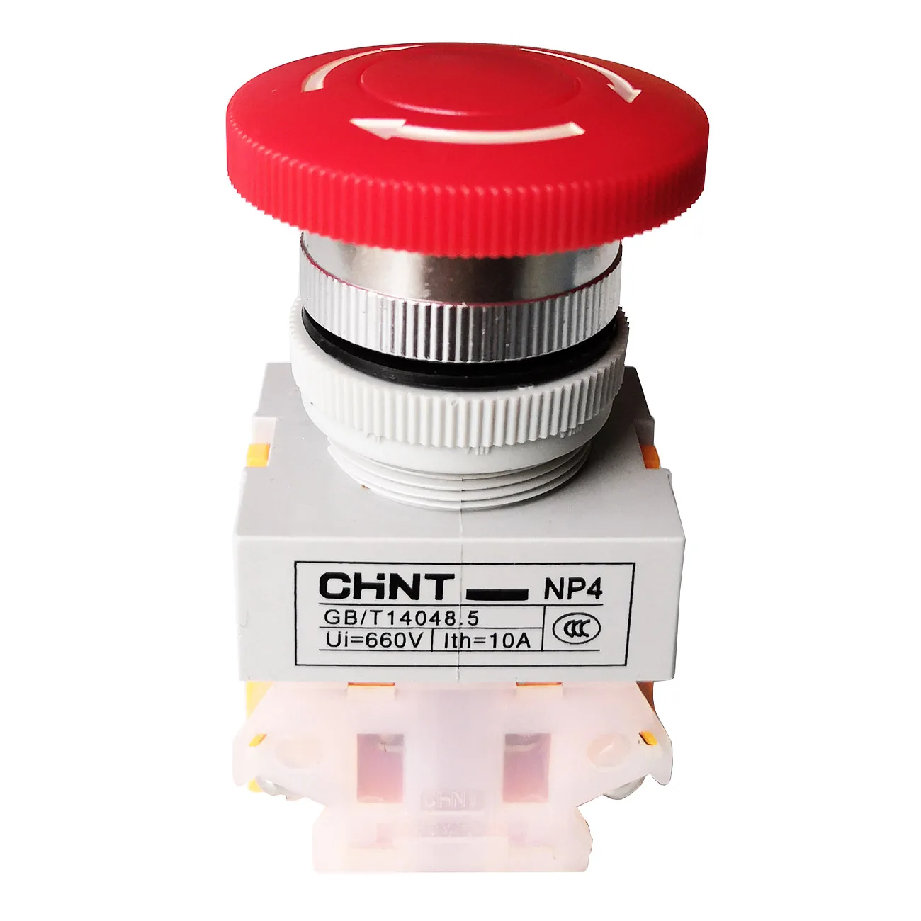CHNT NP4-11ZS Emergency Stop Pushbutton Switches Mushroom Head Self-locking Control Button Switch 1NC 1NO, Red, 2-Pack
CHNT NP4-11ZS Emergency Stop Pushbutton Switches Mushroom Head Self-locking Control Button Switch 1NC 1NO, Red, 2-Pack
