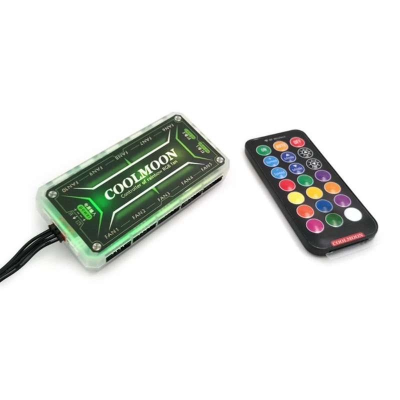 Пульт дистанционного управления COOLMOON RGB, 12 В, 5 А светодиодный 10X6 контактов, 2X4 контакта
Пульт дистанционного управления COOLMOON RGB, 12 В, 5 А светодиодный 10X6 контактов, 2X4 контакта