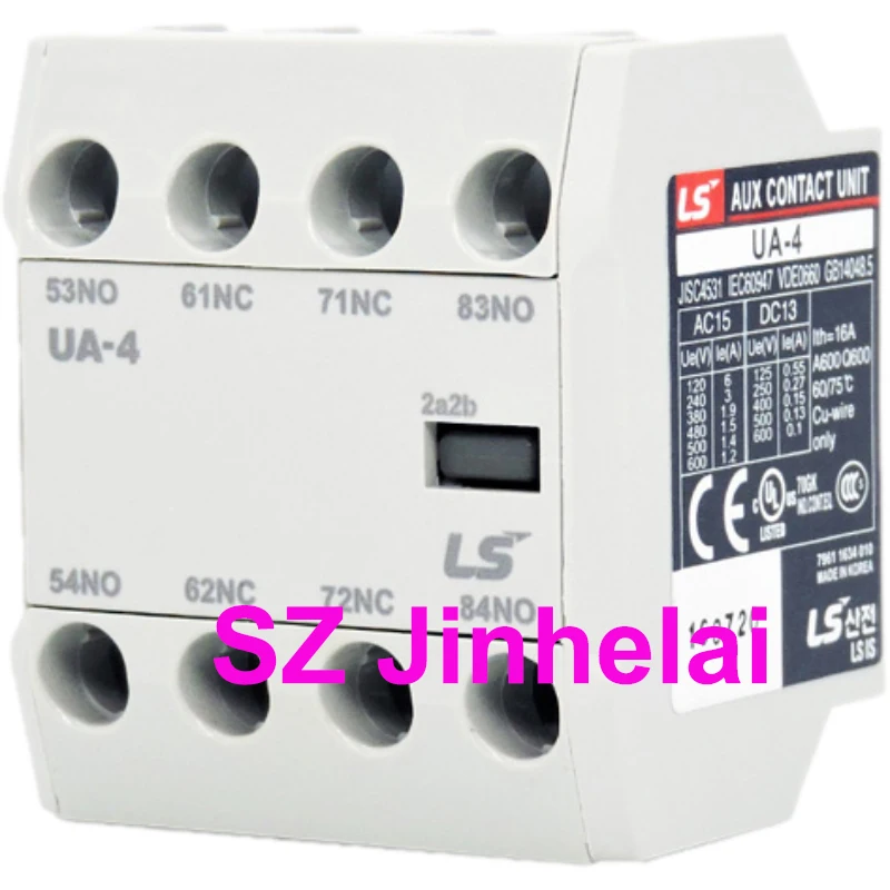 Authentic Original LS UA-4 AUXILIARY SWITCH 1a3b 2a2b 3a1b 4b 4a Contactor auxiliary contact
Authentic Original LS UA-4 AUXILIARY SWITCH 1a3b 2a2b 3a1b 4b 4a Contactor auxiliary contact