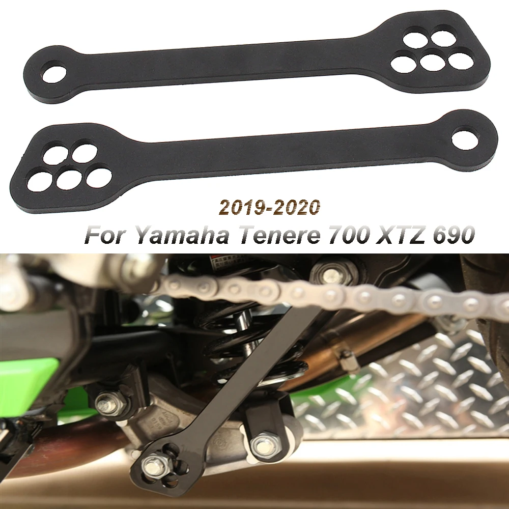 Новый мотоцикл для Yamaha Tenere 700 Rally XTZ 690, комплект соединительных звеньев для понижения 2019 2020, подушка задней подвески, соединение от падения
Новый мотоцикл для Yamaha Tenere 700 Rally XTZ 690, комплект соединительных звеньев для понижения 2019 2020, подушка задней подвески, соединение от падения