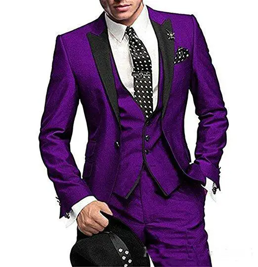 JELTONEWIN 2021 Newest Designs Purple Suit For Men 3 Pieces Set Men Wedding Suit Party Jacket Vest Pants Groom Dress Tuxedo
JELTONEWIN 2021 Newest Designs Purple Suit For Men 3 Pieces Set Men Wedding Suit Party Jacket Vest Pants Groom Dress Tuxedo