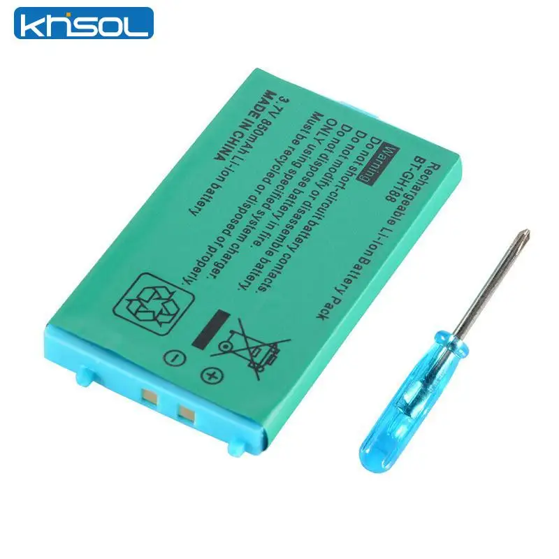 3.7V 850 mAh Rechargeable Battery Pack with Tool Kit for Nintendo Gameboy Advance for Nintendo GBA SP 850mAh Lithium-ion Battery
3.7V 850 mAh Rechargeable Battery Pack with Tool Kit for Nintendo Gameboy Advance for Nintendo GBA SP 850mAh Lithium-ion Battery