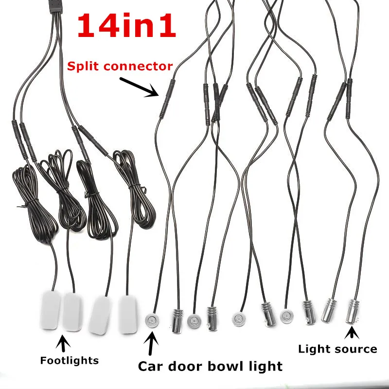 Universal 14 in 1 RGB LED with 8M Car Interior Decor Fiber Optical Strip Light by App Control 12V Decorative Atmosphere Lamps
Universal 14 in 1 RGB LED with 8M Car Interior Decor Fiber Optical Strip Light by App Control 12V Decorative Atmosphere Lamps