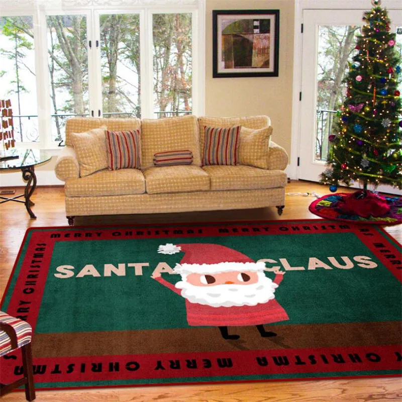 Christmas Santa Rug Soft Flannel 3D Printed Rugs Parlor Mat Area Rugs Anti-slip Large Carpet Rug Living Room Decor D-001
Christmas Santa Rug Soft Flannel 3D Printed Rugs Parlor Mat Area Rugs Anti-slip Large Carpet Rug Living Room Decor D-001