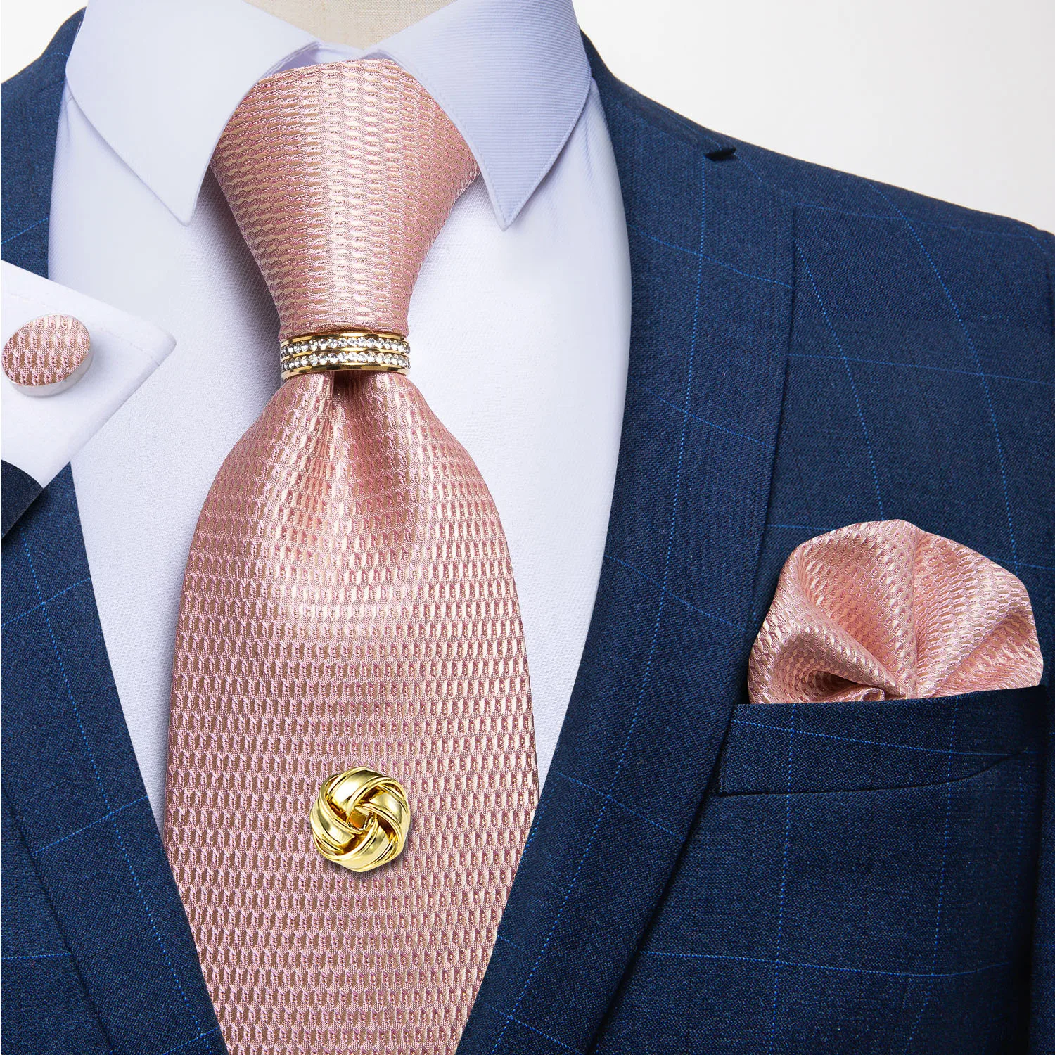 New Fashion Men's Ties Pink Silk Woven Necktie Wedding Party Ties Handkerchief Tie Tack Cufflinks Set Gravatas Men Gift DiBanGu
New Fashion Men's Ties Pink Silk Woven Necktie Wedding Party Ties Handkerchief Tie Tack Cufflinks Set Gravatas Men Gift DiBanGu