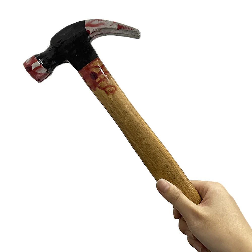 PU FOAM Claw Hammer Prop Wood Effect Bloody Weapon Halloween Fancy Dress Accessory
PU FOAM Claw Hammer Prop Wood Effect Bloody Weapon Halloween Fancy Dress Accessory