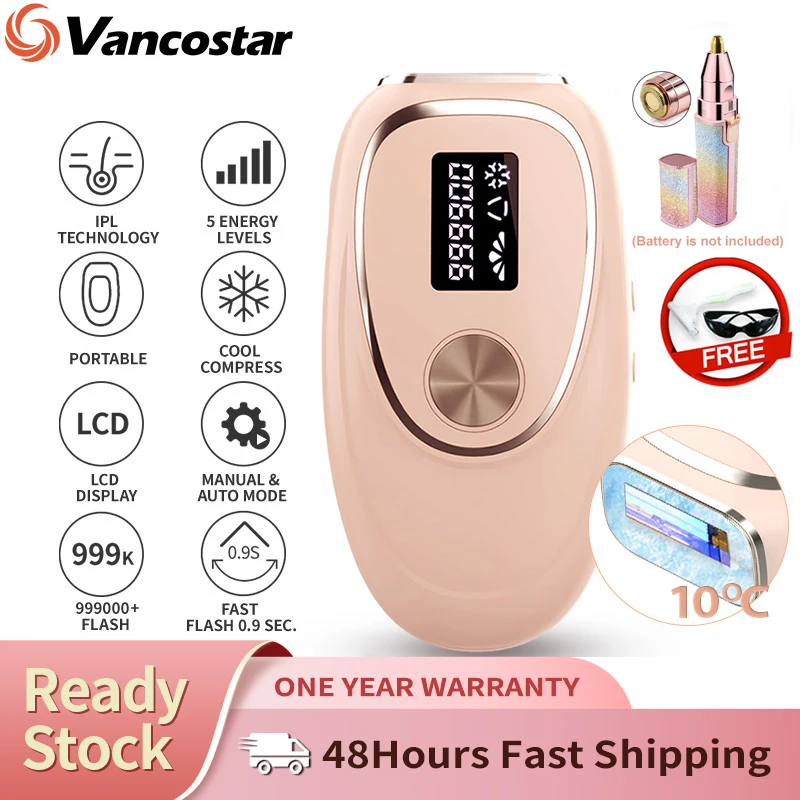IPL Laser Hair Removal 999900 Flash Machine Permanent Epilator Body Home Use Electric Female Epilator For Men Women
IPL Laser Hair Removal 999900 Flash Machine Permanent Epilator Body Home Use Electric Female Epilator For Men Women