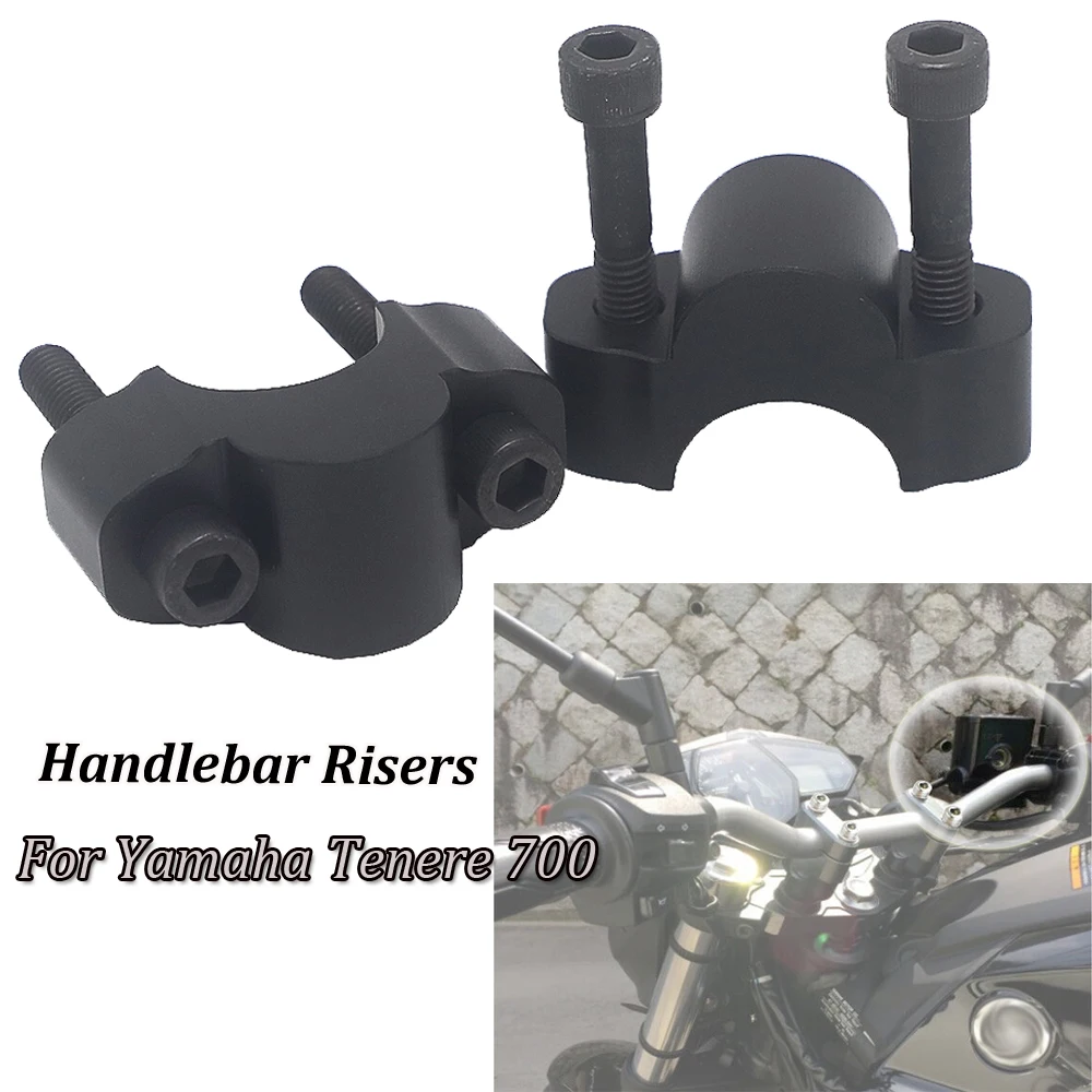 For Yamaha Tenere 700 Tenere700 Handlebar Risers Mounting Clamp Riser Motorcycle Accessories CNC Billet Aluminum
For Yamaha Tenere 700 Tenere700 Handlebar Risers Mounting Clamp Riser Motorcycle Accessories CNC Billet Aluminum