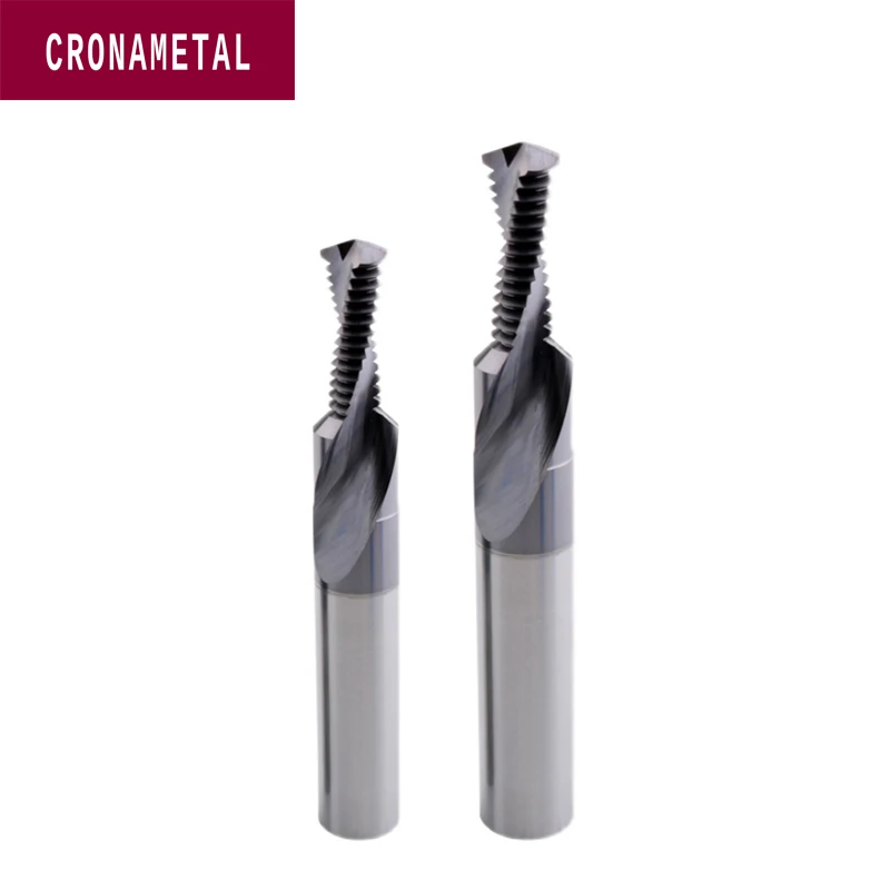 CRONAMETAL Drilling and Milling Thread Milling Cutter Multifunctional Threadmill Drilling and Chamfering In One Step
CRONAMETAL Drilling and Milling Thread Milling Cutter Multifunctional Threadmill Drilling and Chamfering In One Step