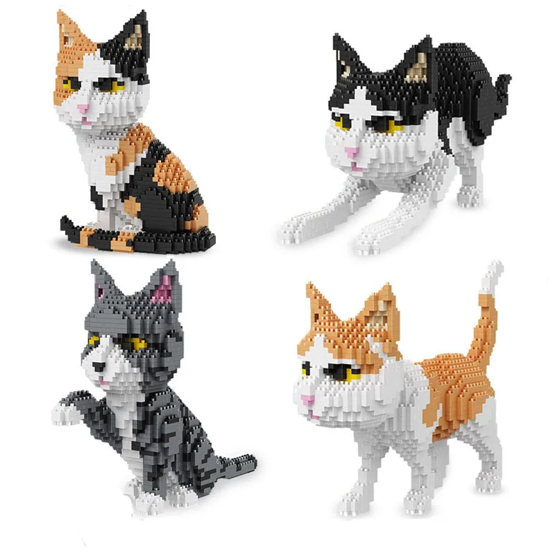 Persian Cat Yellow Kitten Animal Pet Tabby Kitten 3D Model DIY Mini Diamond Blocks Bricks Building Toy for Children
Persian Cat Yellow Kitten Animal Pet Tabby Kitten 3D Model DIY Mini Diamond Blocks Bricks Building Toy for Children