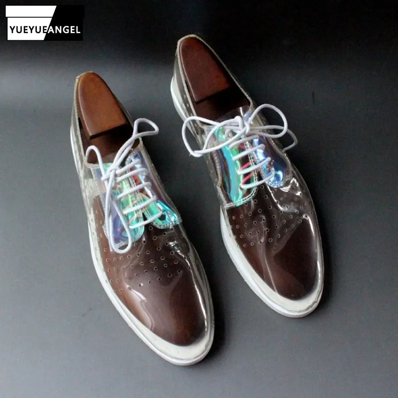 Mens Runway Transparent Hollow Out Sandals Summer Breathable Handmade Lace Up Gothic Sandals 2019 Pointed Toe Shoes Plus Size
Mens Runway Transparent Hollow Out Sandals Summer Breathable Handmade Lace Up Gothic Sandals 2019 Pointed Toe Shoes Plus Size