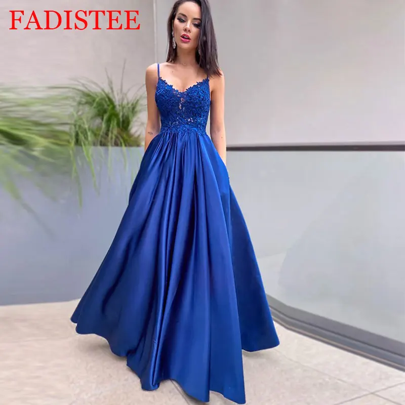 Customized Prom Dresses Long Luxury Evening Party Gown For Women Lace Appliques Spaghetti Straps Formal Robes De Soirée
Customized Prom Dresses Long Luxury Evening Party Gown For Women Lace Appliques Spaghetti Straps Formal Robes De Soirée