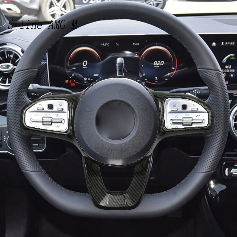 Car Styling for Mercedes Benz A C E Class GLB GLC GLE CLA W205 W167 W177 C118 W118 Steering Wheel Steering Buttons Cover Sticker 
Car Styling for Mercedes Benz A C E Class GLB GLC GLE CLA W205 W167 W177 C118 W118 Steering Wheel Steering Buttons Cover Sticker