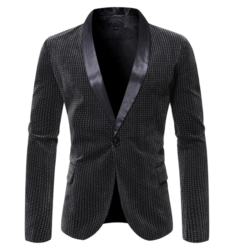 New Men Slim Fit Blazer British Style Single Button Wedding Blazer Autumn Men Suit Jackets terno masculino
New Men Slim Fit Blazer British Style Single Button Wedding Blazer Autumn Men Suit Jackets terno masculino