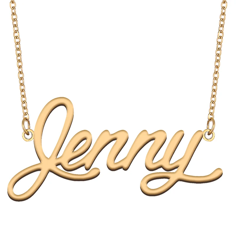 Necklace with Name Jenny for His Her Family Member Best Friend Birthday Gifts on Christmas Mother Day Valentine's Day
Necklace with Name Jenny for His Her Family Member Best Friend Birthday Gifts on Christmas Mother Day Valentine's Day