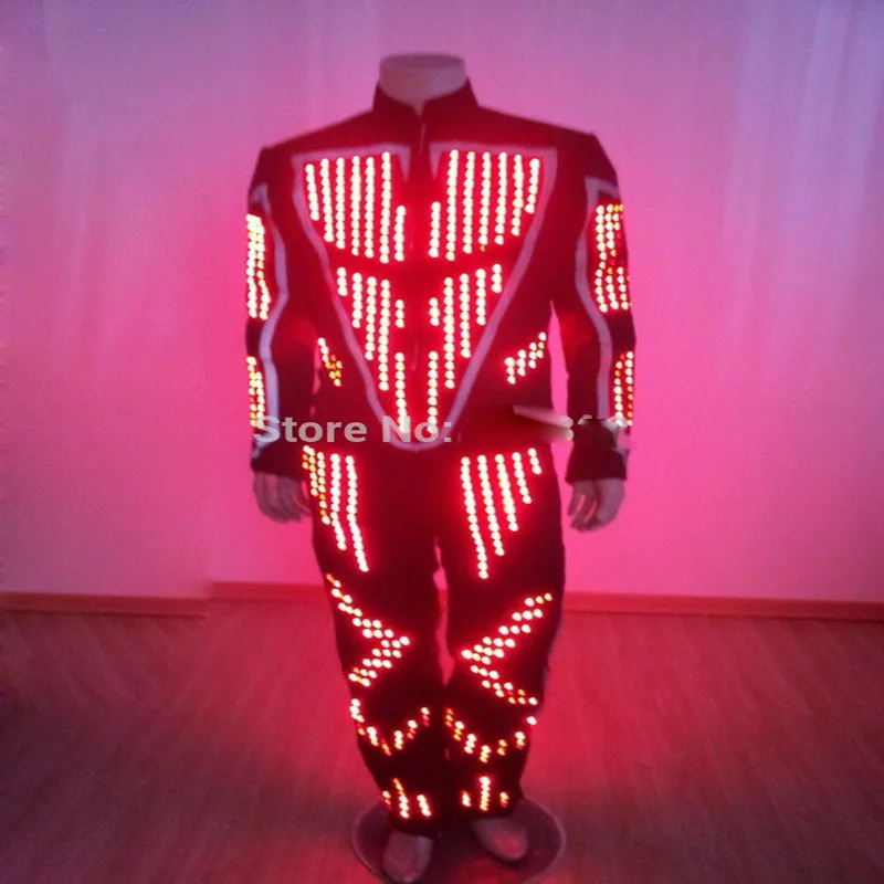 Led light costume Free shipping mens light up LED tron costume performance wear
Led light costume Free shipping mens light up LED tron costume performance wear
