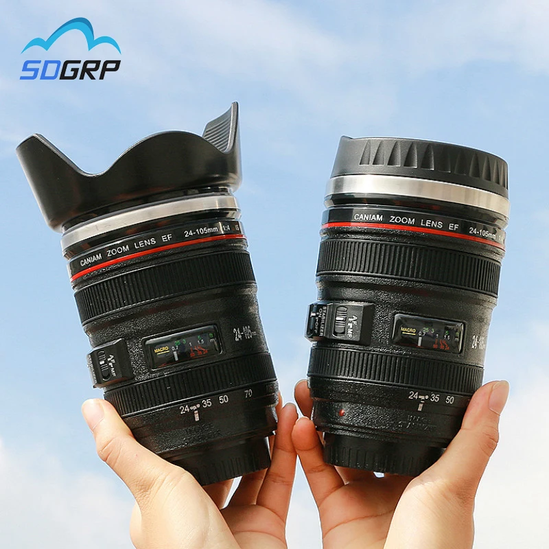New Lens Camera Cup Travel Milk Juice Coffee Tea Glass Mug Creative Cup Stainless Steel Brushed Liner Black Decoration Gift
New Lens Camera Cup Travel Milk Juice Coffee Tea Glass Mug Creative Cup Stainless Steel Brushed Liner Black Decoration Gift