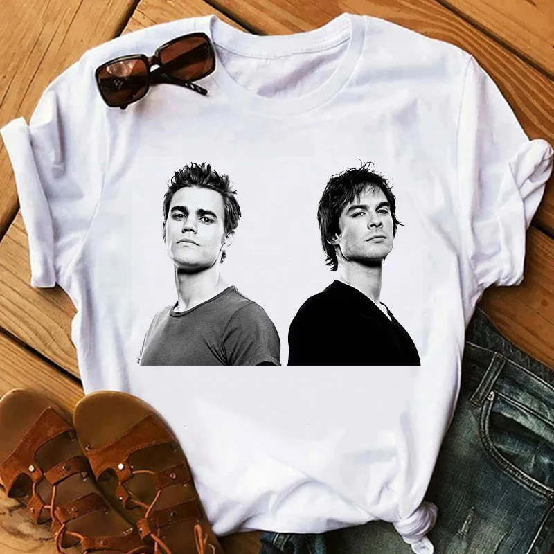 The Vampire Diaries Women's T-shir Summer Loose Top Female T Shirt Harajuku Ulzzang Clothes Casual O-neck Ladies Tees top shirts
The Vampire Diaries Women's T-shir Summer Loose Top Female T Shirt Harajuku Ulzzang Clothes Casual O-neck Ladies Tees top shirts
