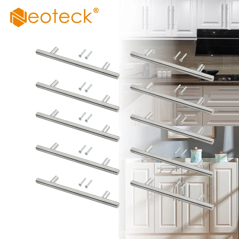 Neoteck 10 шт. 200 мм кухонная Ручка Шкаф Дверь ящик ручки Черная Нержавеющая Сталь T-образная ручка стержень с винтами
Neoteck 10 шт. 200 мм кухонная Ручка Шкаф Дверь ящик ручки Черная Нержавеющая Сталь T-образная ручка стержень с винтами