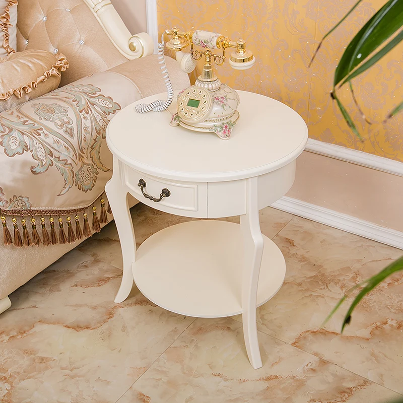 European Style Coffee Table Round Table Living Room Sofa Side Cabinet Bedroom Bedside Small Table Corner Side Bedside Table
European Style Coffee Table Round Table Living Room Sofa Side Cabinet Bedroom Bedside Small Table Corner Side Bedside Table