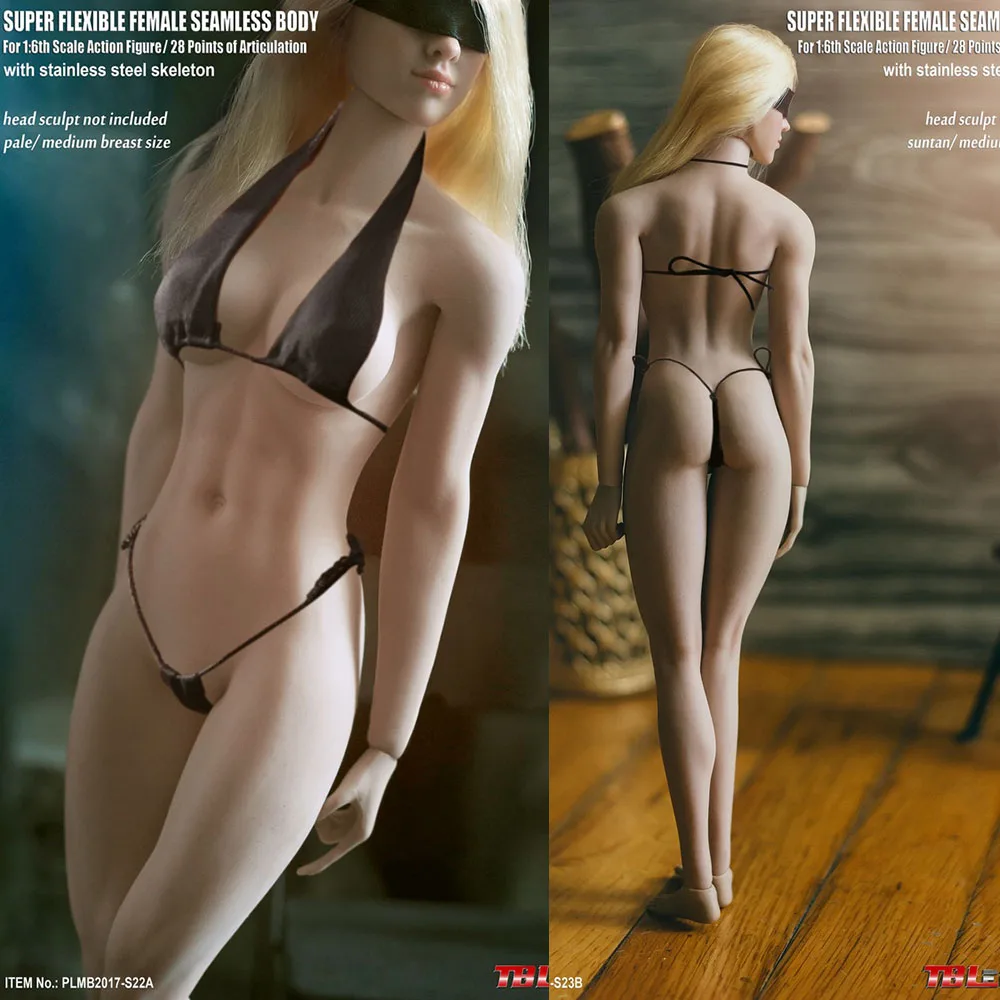 PLMB2017-S22A/S23B 1/6 TBLeague Ph, бесшовный бюст для груди, женский корпус с каркасом из нержавеющей стали, модель для головы 1/6 
PLMB2017-S22A/S23B 1/6 TBLeague Ph, бесшовный бюст для груди, женский корпус с каркасом из нержавеющей стали, модель для головы 1/6