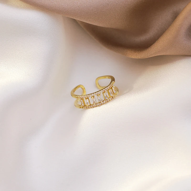 South Style High Quality Delicacy Light Luxury INS Double Layer Adjustable GIRL'S Rings Gift Banquet WOMEN'S Jewelry Ring
South Style High Quality Delicacy Light Luxury INS Double Layer Adjustable GIRL'S Rings Gift Banquet WOMEN'S Jewelry Ring