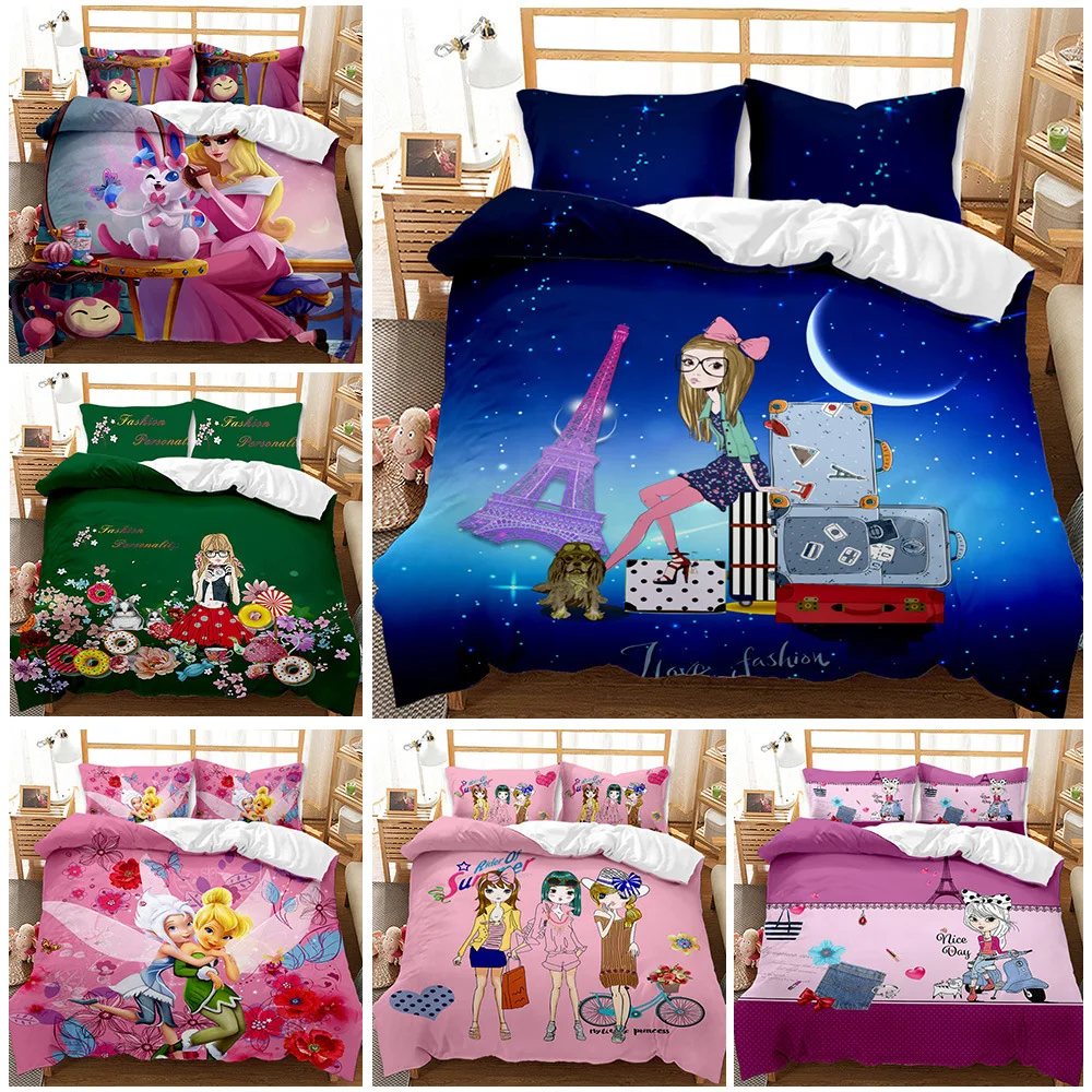 3D Duvet Cover Set Cartoon Kids Girls Quilt Cover&Pillow Cover Home Textiles Comforter Cover Bedding Set for Girls Bedroom Decor
3D Duvet Cover Set Cartoon Kids Girls Quilt Cover&Pillow Cover Home Textiles Comforter Cover Bedding Set for Girls Bedroom Decor