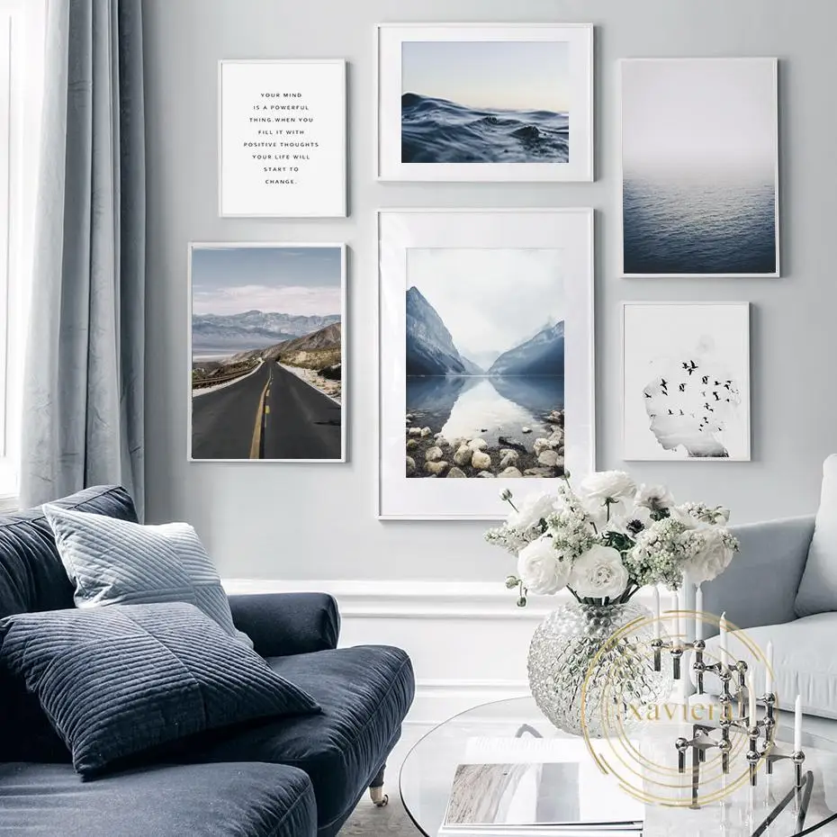 Modern Blue Lake Landscape Canvas Painting Scandinavian Mountains Highway Wall Art Posters and Prints Home Decor Living Room
Modern Blue Lake Landscape Canvas Painting Scandinavian Mountains Highway Wall Art Posters and Prints Home Decor Living Room