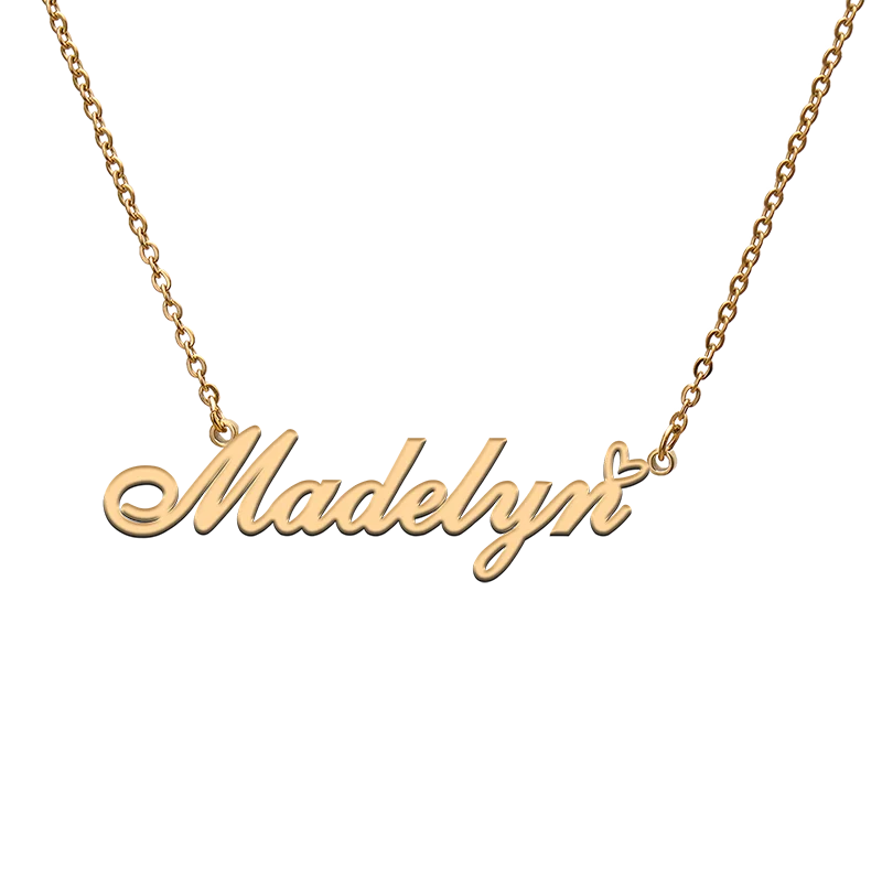 Персонализированное ожерелье с именем «Бог с любовным сердцем», Madelyn, для лучшего друга, ювелирный подарок
Персонализированное ожерелье с именем «Бог с любовным сердцем», Madelyn, для лучшего друга, ювелирный подарок