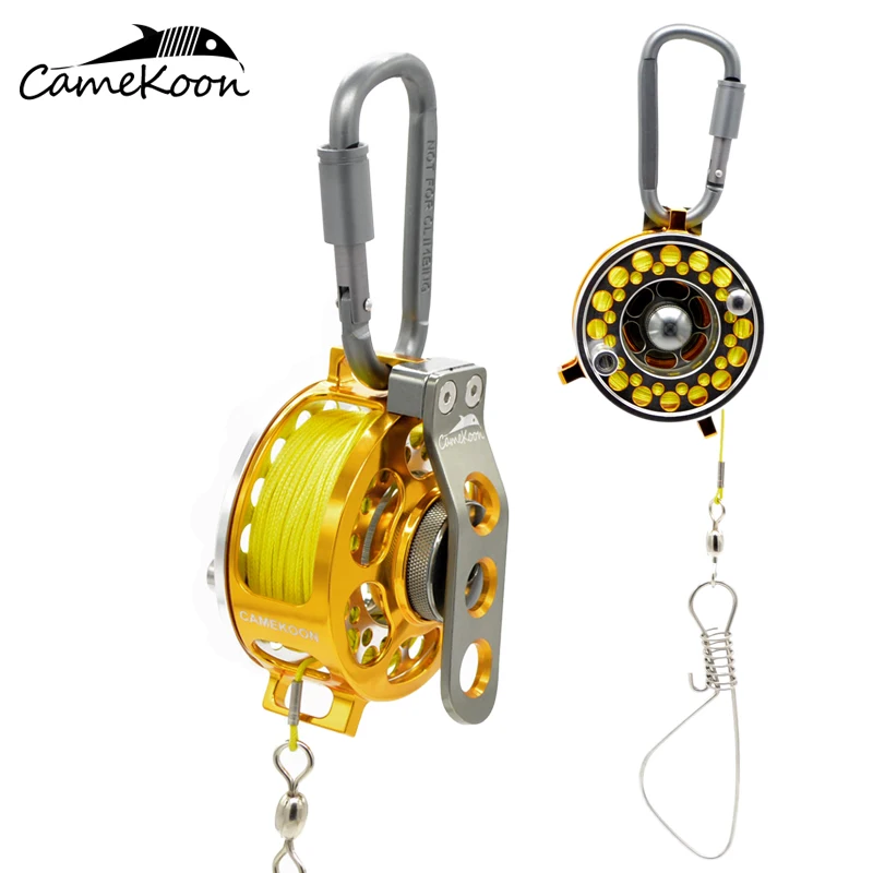 CAMEKOON Fishing Stringer 20M/65.61" PE Line Live Fish Lock with Aluminum Reel & 10pcs Float Stainless Fish Buckle Fishing Tool
CAMEKOON Fishing Stringer 20M/65.61" PE Line Live Fish Lock with Aluminum Reel & 10pcs Float Stainless Fish Buckle Fishing Tool