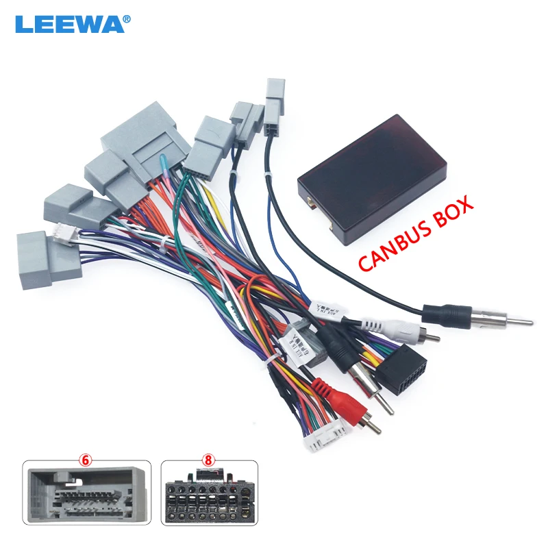 LEEWA Car 16pin Audio Wiring Harness Adapter Canbus For Honda Spirior/Accord 8(JP/EU)/TSX(USA) Aftermarket Stereo Installation
LEEWA Car 16pin Audio Wiring Harness Adapter Canbus For Honda Spirior/Accord 8(JP/EU)/TSX(USA) Aftermarket Stereo Installation