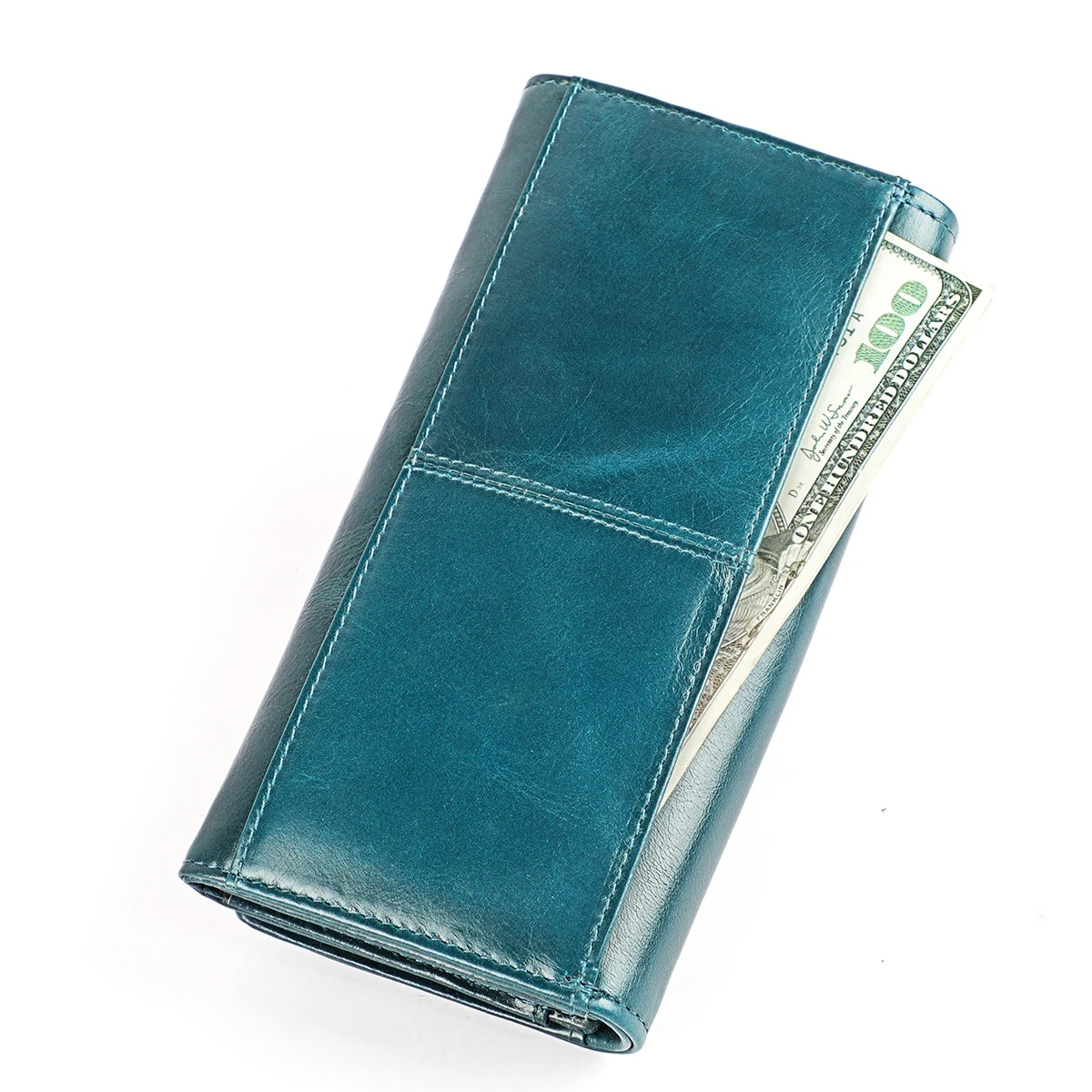 Luxury Cowhide Women Clutch Wallet RFID Genuine Leather High Quality Long Wallet With Zipper Fashion Female Purse Red
Luxury Cowhide Women Clutch Wallet RFID Genuine Leather High Quality Long Wallet With Zipper Fashion Female Purse Red
