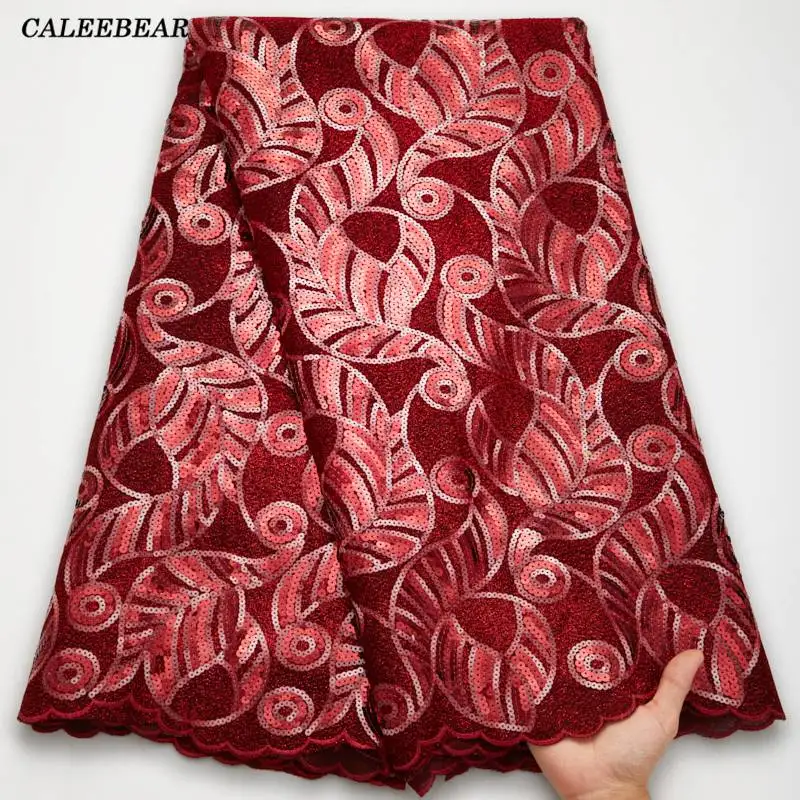 African Lace Fabric Red Wedding Velvet Lace 2021 High Quality Nigerian Sequin French Tulle Lace Fabric For Party Dress Sew S2611
African Lace Fabric Red Wedding Velvet Lace 2021 High Quality Nigerian Sequin French Tulle Lace Fabric For Party Dress Sew S2611