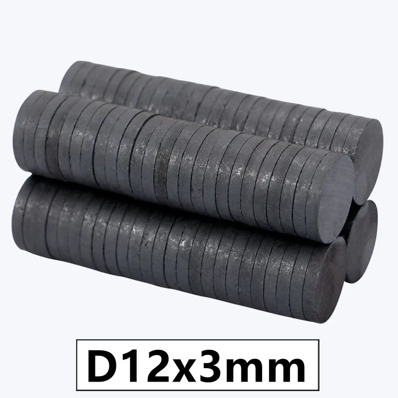 100PCS/LOT Magnet 12*3 mm Permanent Y30 Disc Ferrite MAGNET 12x3 Black Round Speaker Magnets 12 x 3
100PCS/LOT Magnet 12*3 mm Permanent Y30 Disc Ferrite MAGNET 12x3 Black Round Speaker Magnets 12 x 3
