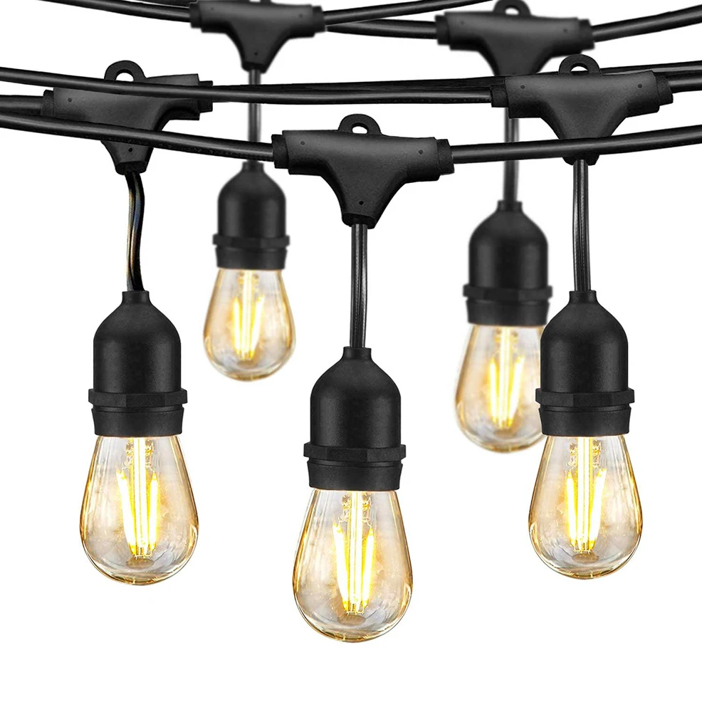 Waterproof 5M 10M E27 Bulbs LED String Lights Indoor Outdoor Commercial Grade Street Garden Backyard Patio Holiday String Light
Waterproof 5M 10M E27 Bulbs LED String Lights Indoor Outdoor Commercial Grade Street Garden Backyard Patio Holiday String Light