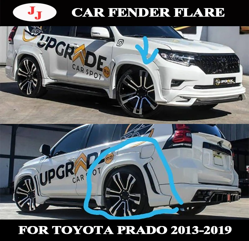 Автомобиля fender flare подходит для Toyota Prado 2013-2019 передний и задний бампер
Автомобиля fender flare подходит для Toyota Prado 2013-2019 передний и задний бампер