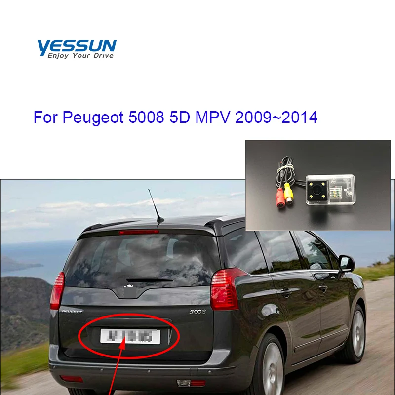 FHD камера заднего вида для Peugeot 5008 5D MPV 2009 ~ 2014 CCD ночное видение, Автомобильная камера заднего вида/камера номерного знака
FHD камера заднего вида для Peugeot 5008 5D MPV 2009 ~ 2014 CCD ночное видение, Автомобильная камера заднего вида/камера номерного знака