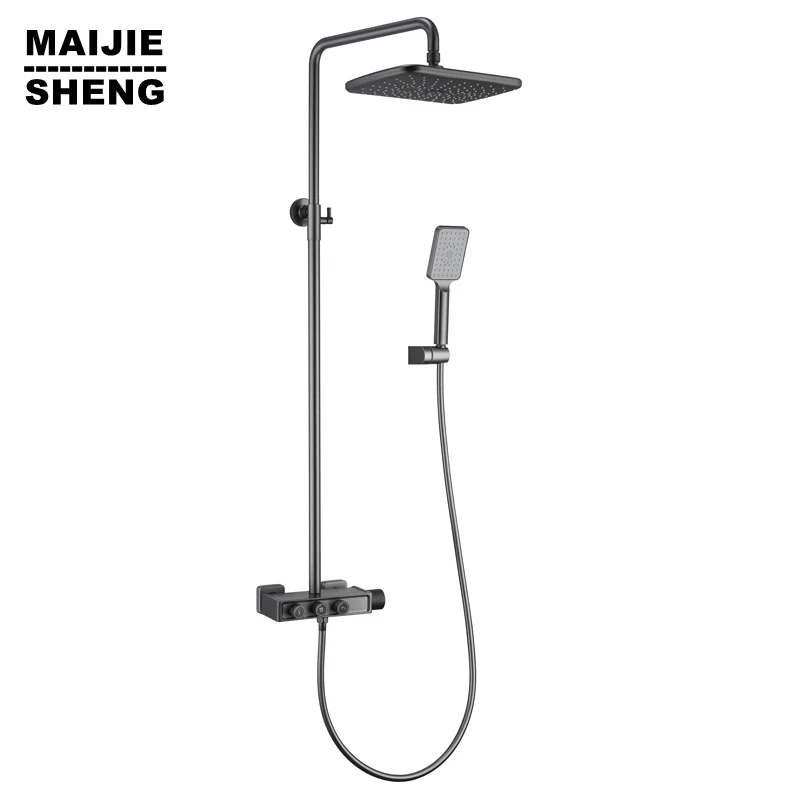 Shower Set White Grey/ Gold Bathroom Shower System Quality Copper Brass Bathtub Faucet Rainfall Shower Head Spa Bath Shower Sets
Shower Set White Grey/ Gold Bathroom Shower System Quality Copper Brass Bathtub Faucet Rainfall Shower Head Spa Bath Shower Sets